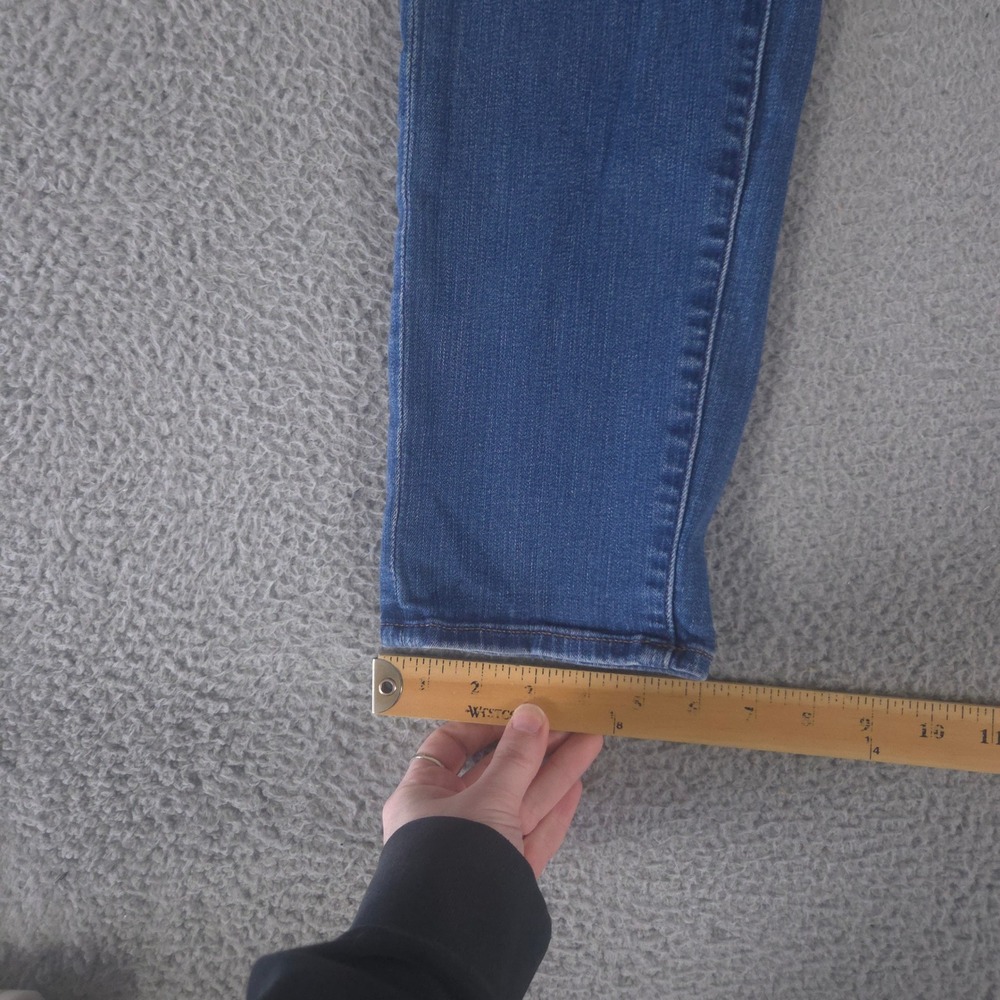 Express Jeans Mens 29x30 Blue Athletic Slim Slim Leg Stretch Denim Pants Preppy - Picture 2 of 13
